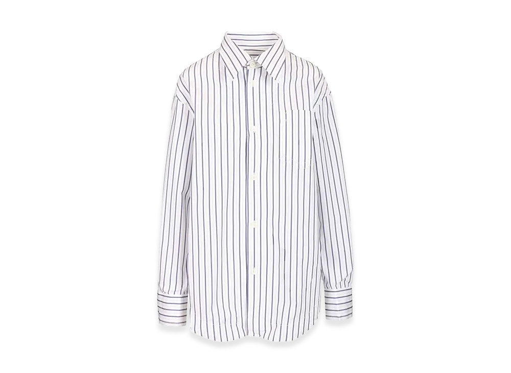 AMI PARIS Wide Striped Shirt "White"