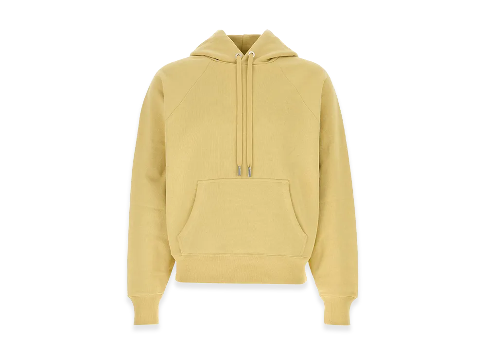 AMI PARIS Cotton Sweatshirt "Yellow"