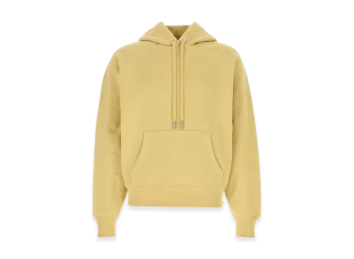 AMI PARIS Cotton Sweatshirt "Yellow"