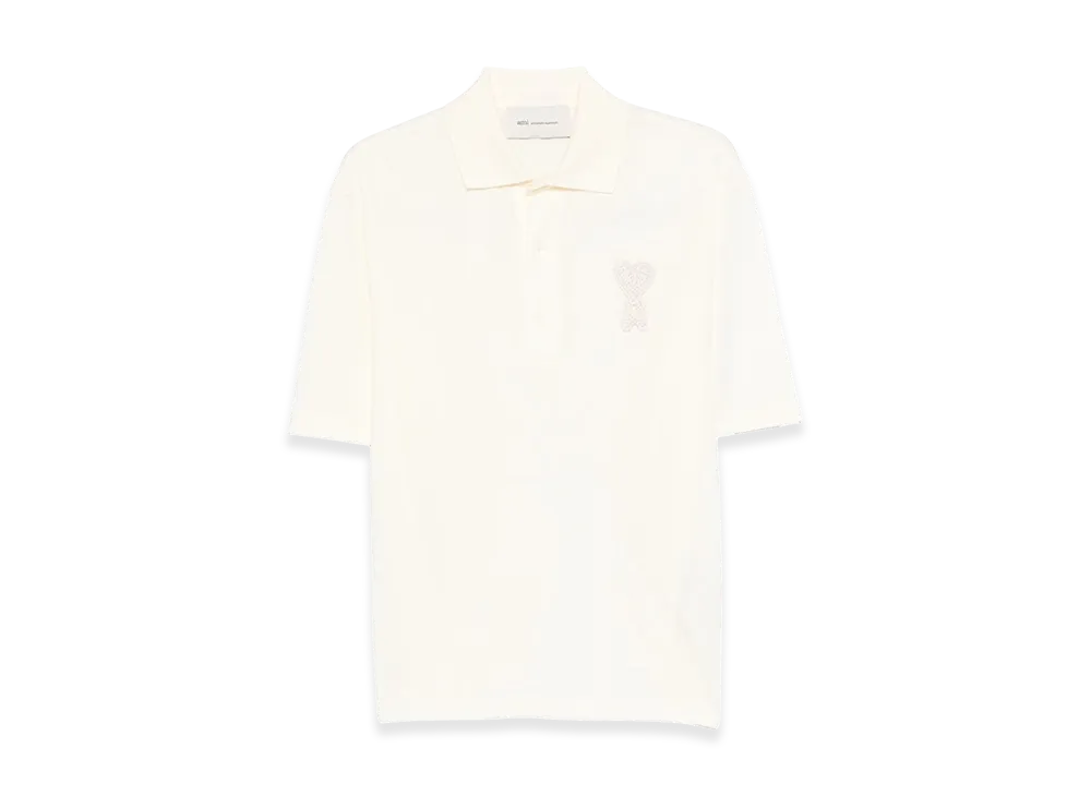 AMI PARIS Women's Polo Shirt "Beige"