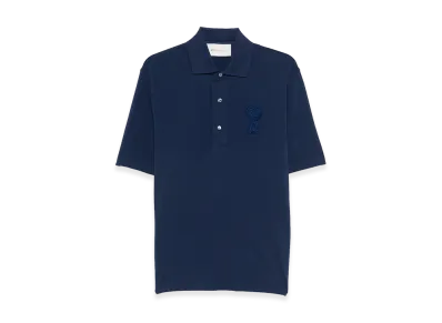 AMI PARIS Women's Polo Shirt "Blue"