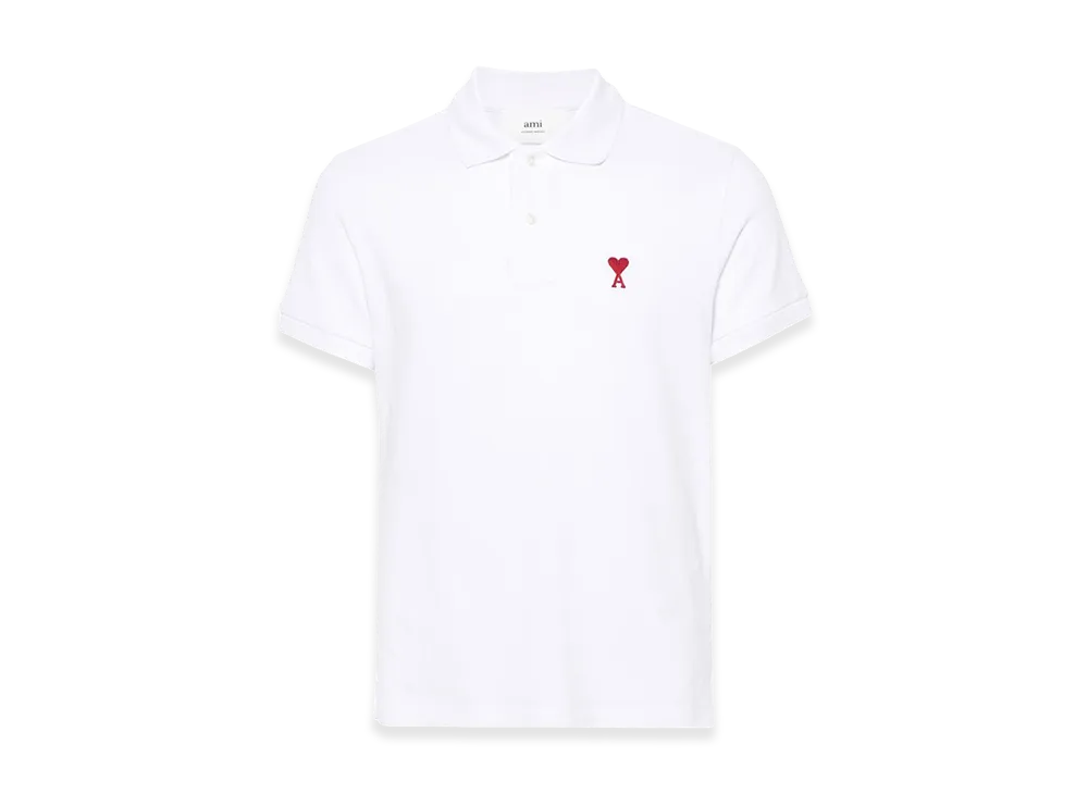 AMI PARIS Women's Polo Shirt "White"