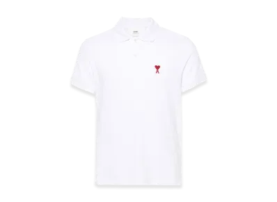 AMI PARIS Women's Polo Shirt "White"