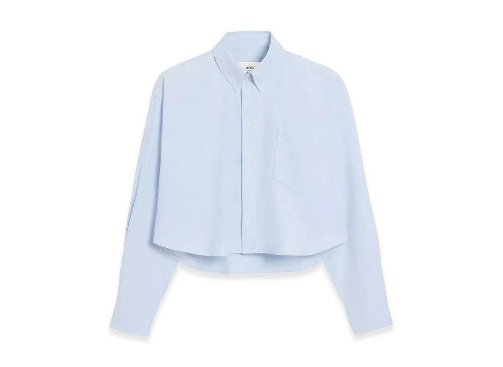 AMI PARIS Women's Shirts "Light Blue"