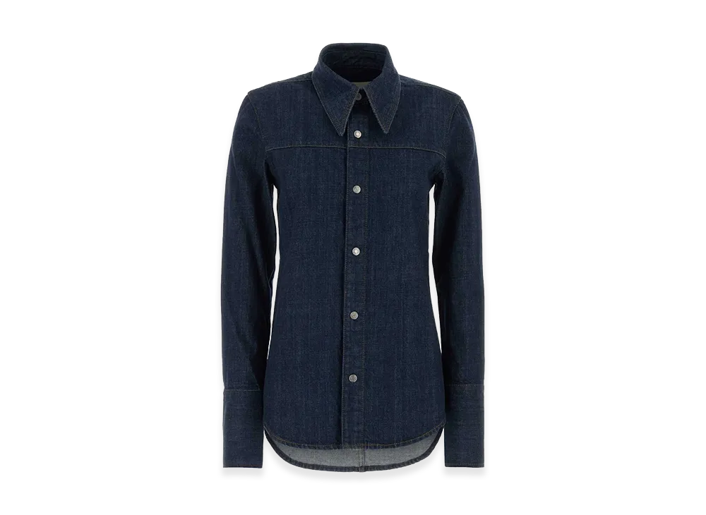 AMI PARIS Women's Denim Shirt "Blue"