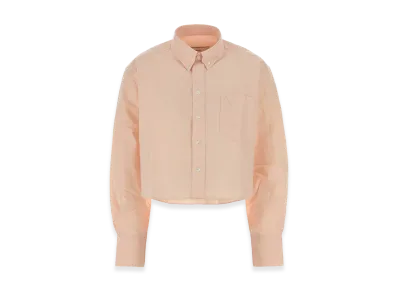 AMI PARIS Women's Oxford Oversize Shirt "Light Pink"