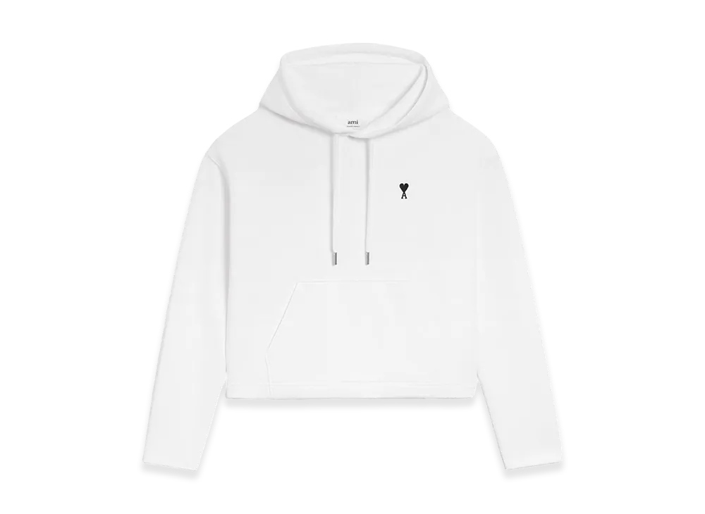 AMI PARIS Women's Cotton Hoodie "White"