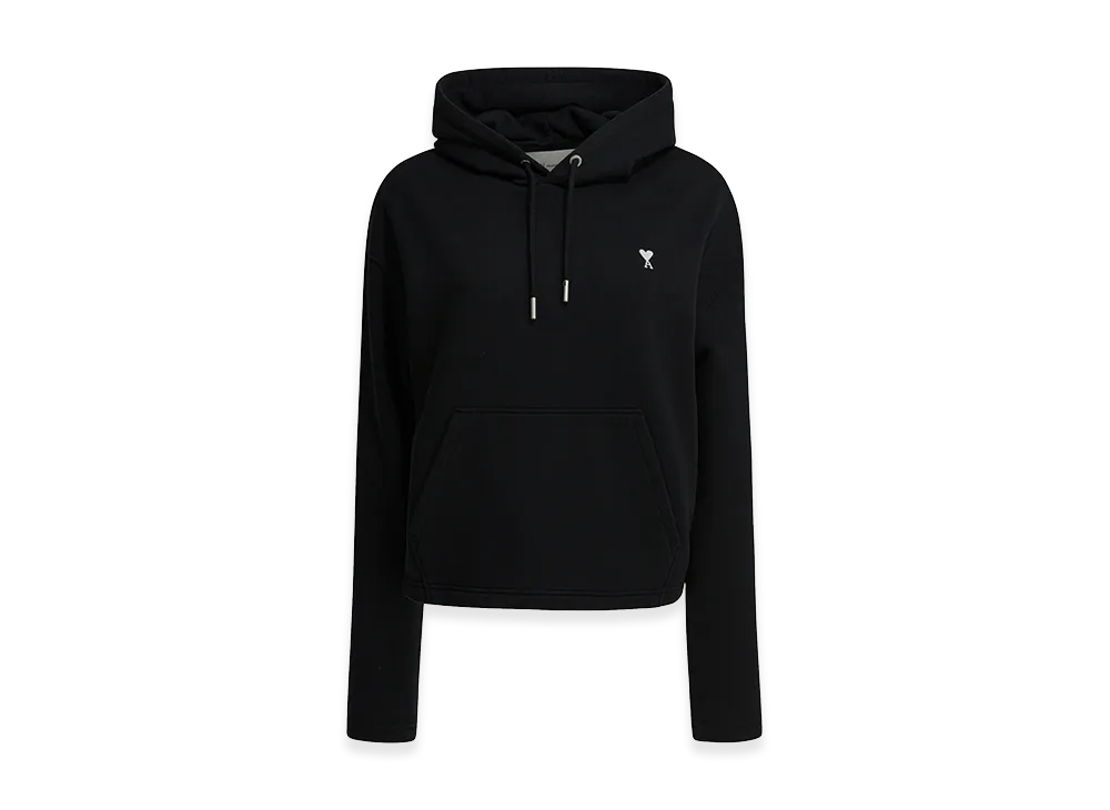 AMI PARIS Women's Cotton Hoodie "Black"