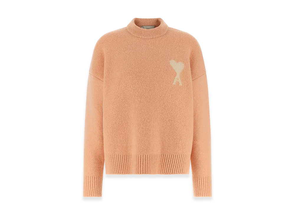 AMI PARIS Women's Ami De Coeur Sweater "Pink"