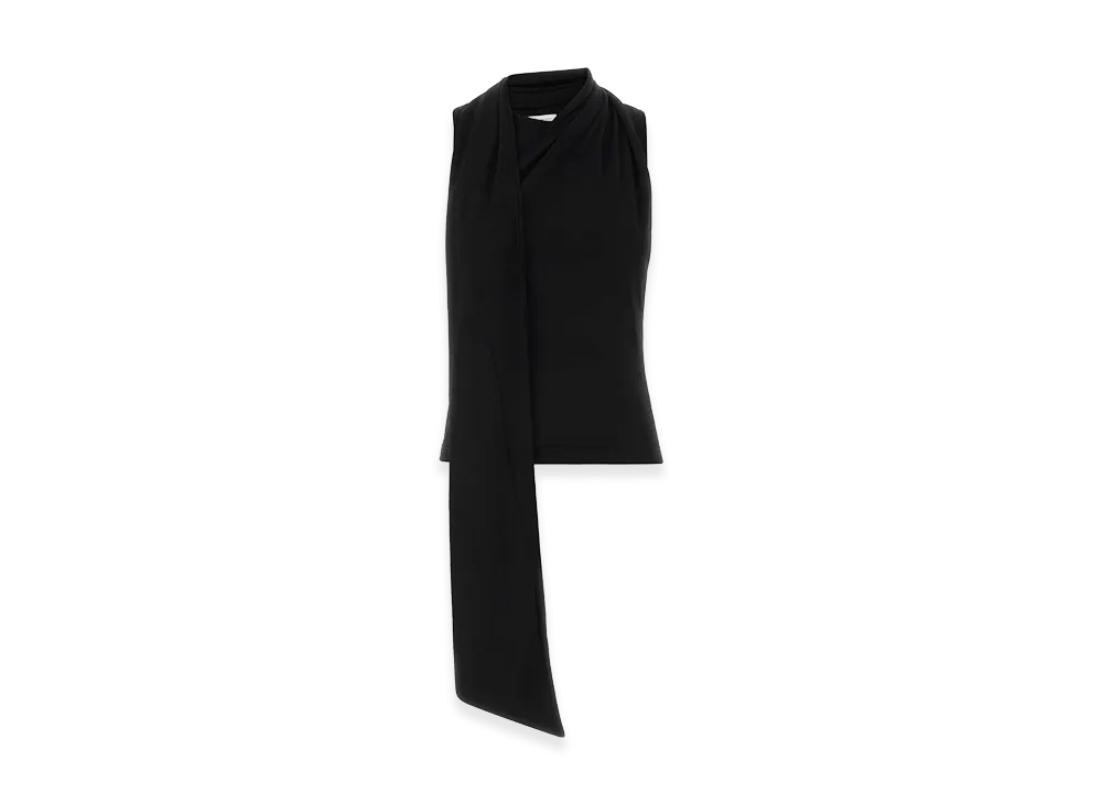 AMI PARIS Women's Jersey Top "Black"