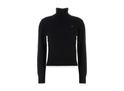 AMI PARIS Women's Wool Sweater "Black"