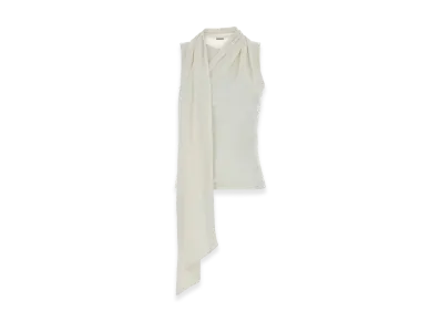 AMI PARIS Women's Viscose Blend Top "White"