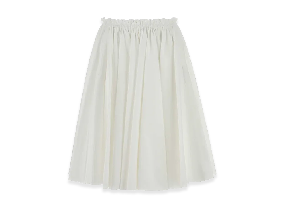AMI PARIS Women's Poplin Skirt "White"
