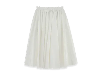 AMI PARIS Women's Poplin Skirt "White"