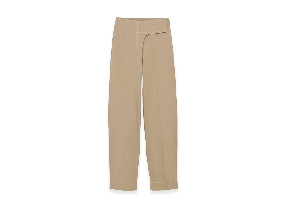 AMI PARIS Women's Trousers "Beige"