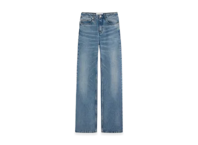 AMI PARIS Women's Flared Jeans "Light Blue"