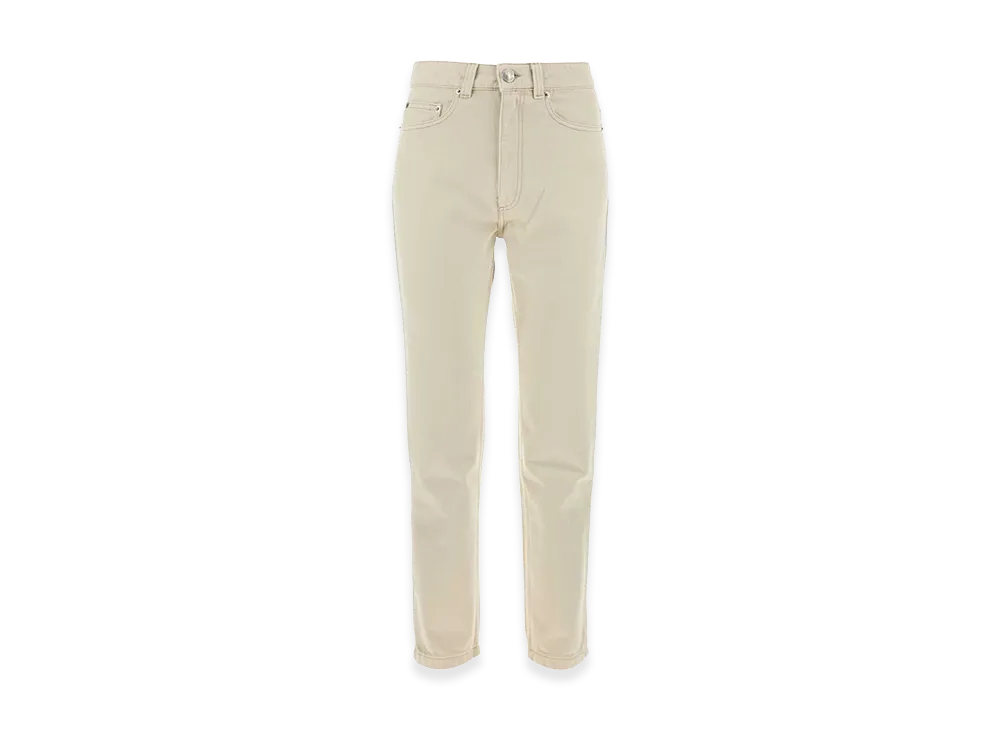 AMI PARIS Women's Denim Jeans "Ivory"