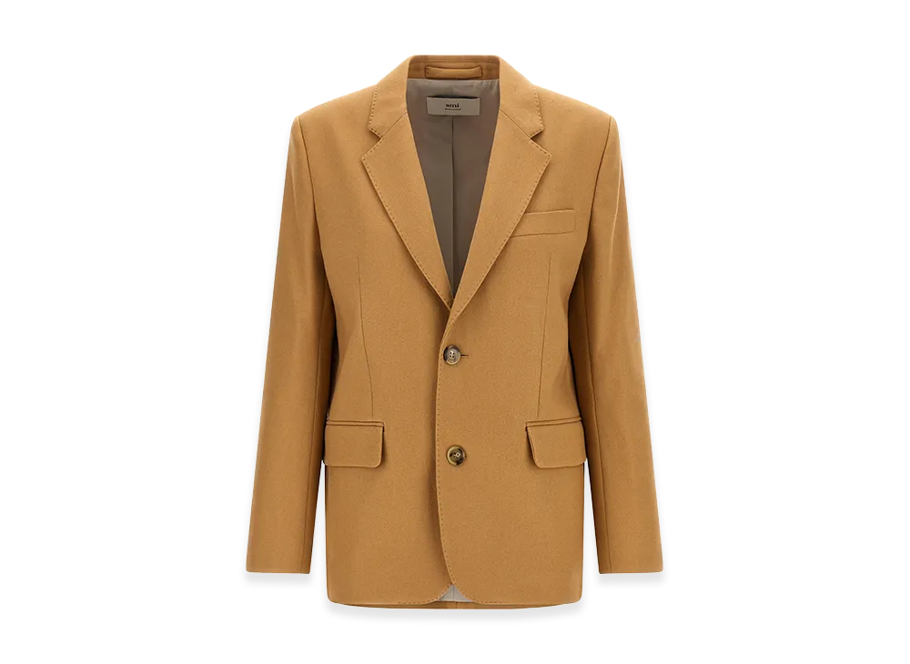 AMI PARIS Women's Wool Blazer "Beige"