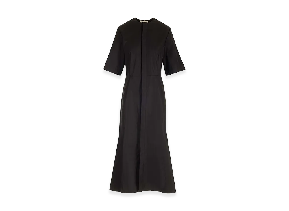 AMI PARIS Women's Godet Midi Dress "Black"