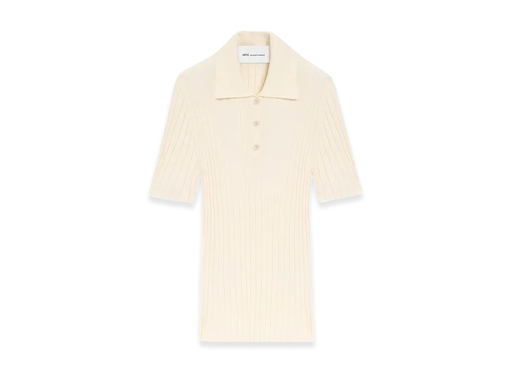 AMI PARIS Women's Ami Polos "Beige"