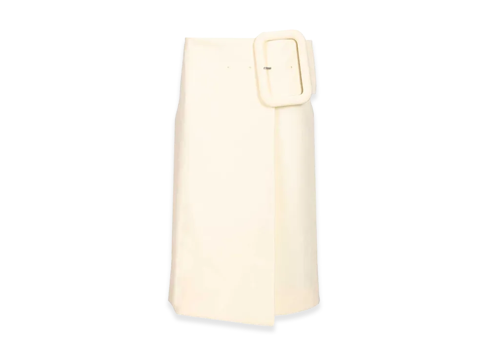 AMI PARIS Women's Midi Skirt "White"