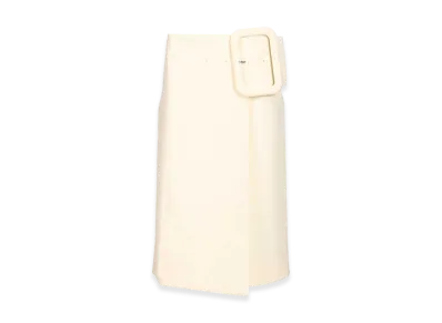 AMI PARIS Women's Midi Skirt "White"