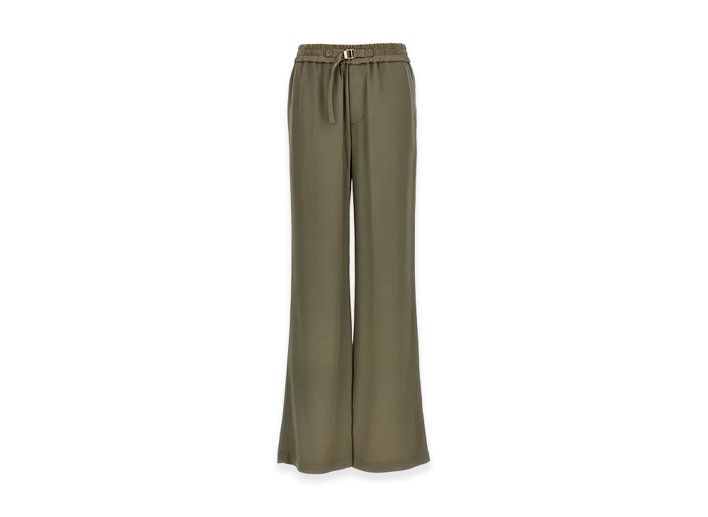 AMI PARIS Women's Buckle Pants "Beige"