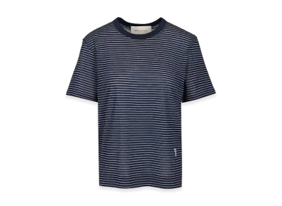 AMI PARIS Women's Short-Sleeved T-Shirt "Blue"
