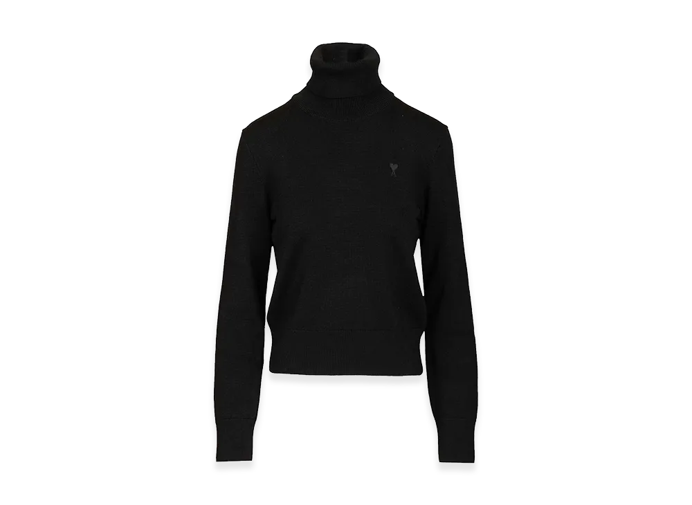 AMI PARIS Women's Ami De Coeur Sweater "Black"