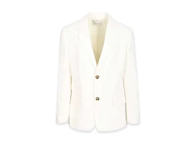 AMI PARIS Single-Breasted Jacket "White"