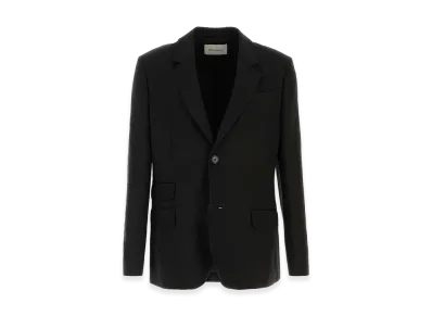 AMI PARIS Viscose Blend Blazer "Black"