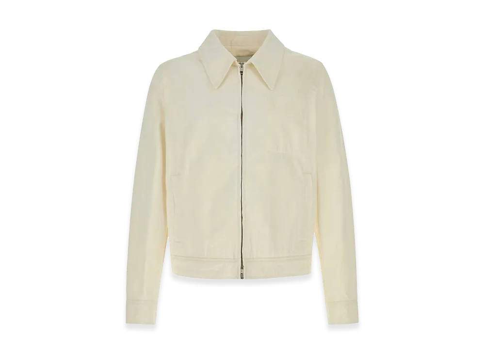 AMI PARIS Denim Jacket "Ivory/White"