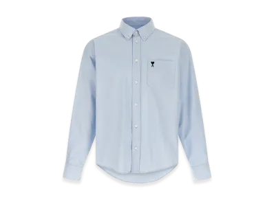 AMI PARIS 'Ami De Coeur' Shirt "Light Blue"