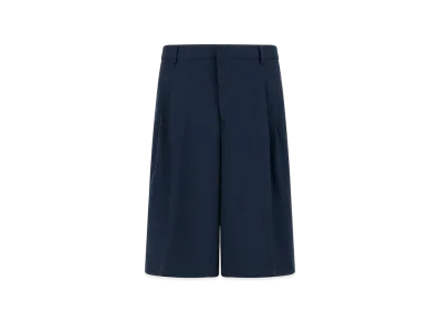 AMI PARIS Fresh Wool Bermuda Shorts "Blue"