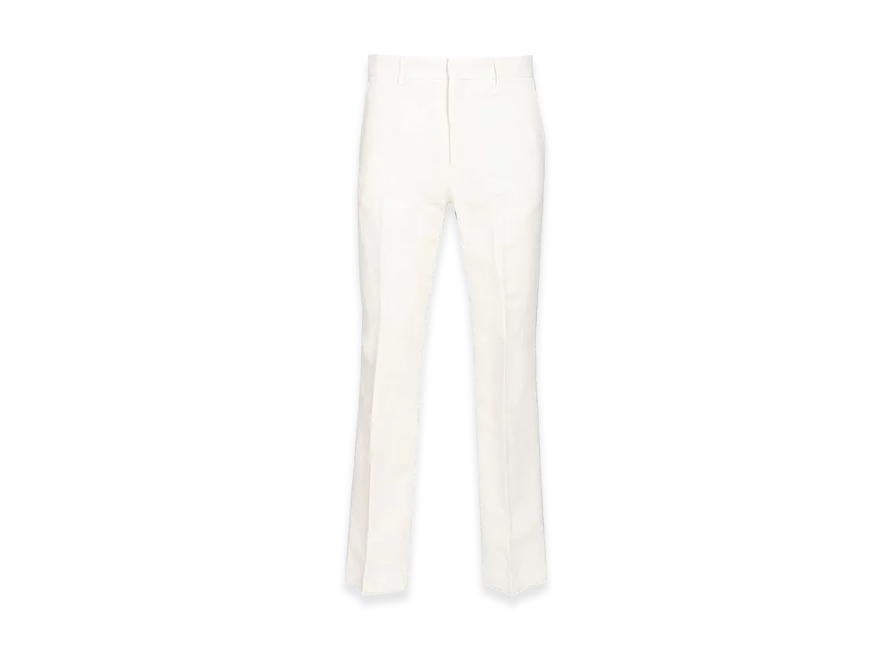 AMI PARIS Straight Fit Trousers "White"