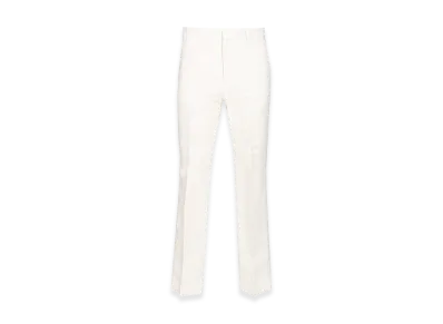AMI PARIS Straight Fit Trousers "White"