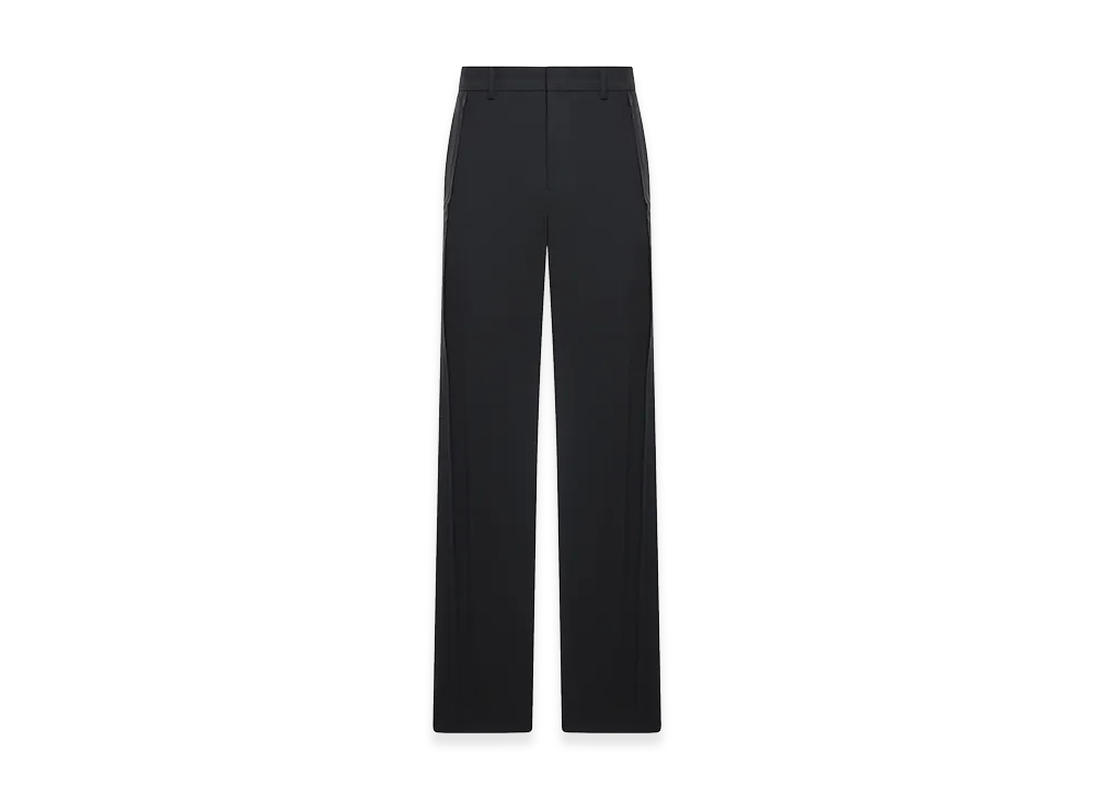 AMI PARIS Tailored Trousers In Wool Tricotine "Gray"