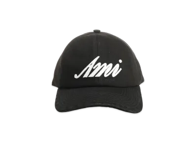 AMI PARIS Cotton Hat "Black"