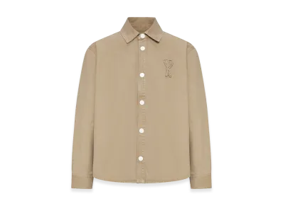 AMI PARIS "Ami De Coeur" Overshirt Jacket "Neutrals"