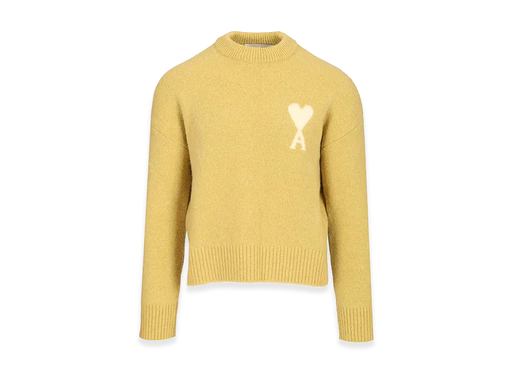 AMI PARIS "Ami De Coeur" Sweater "Yellow"