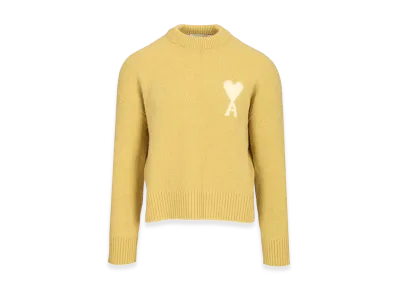 AMI PARIS "Ami De Coeur" Sweater "Yellow"