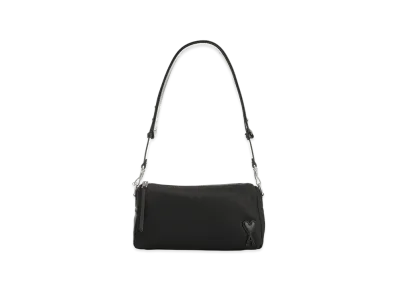 AMI PARIS Marcel Bag In Padded Nylon Canvas "Black"