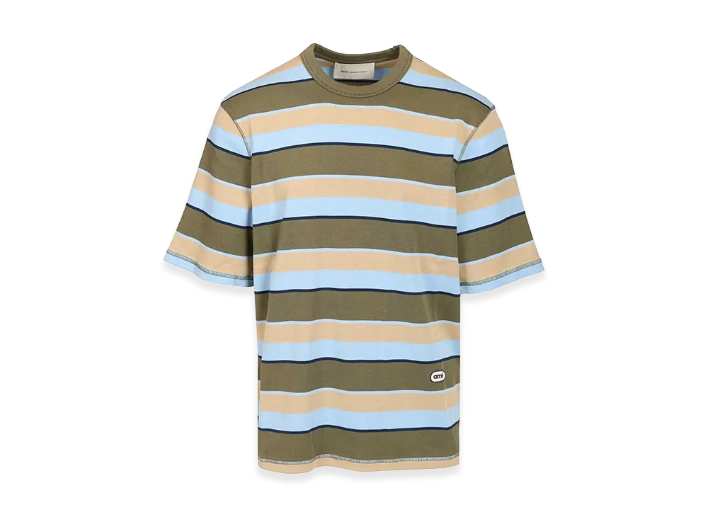 AMI PARIS Crew Neck T-Shirt "Multicolor"