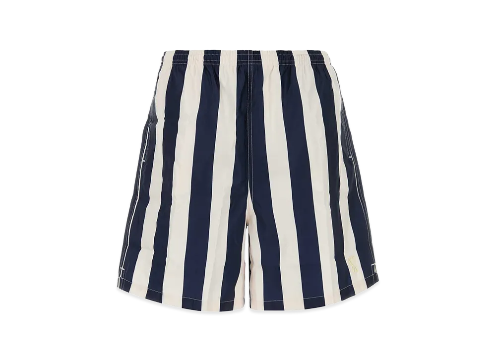 AMI PARIS Printed Polyester Swimming Shorts "Blue"