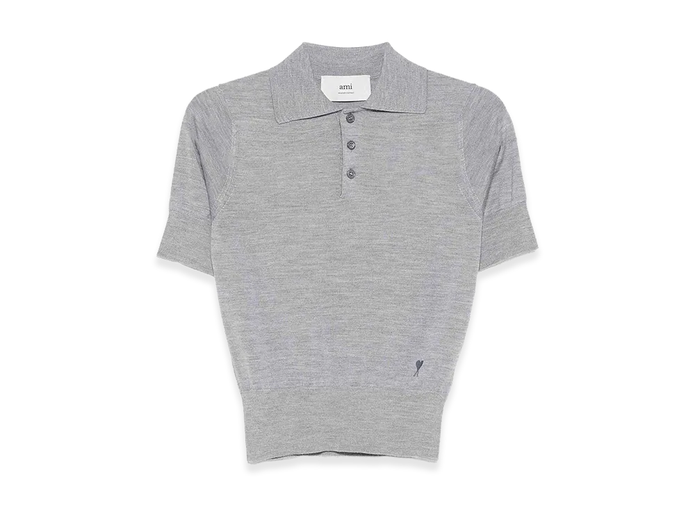 AMI PARIS Women's Polos "Gray"