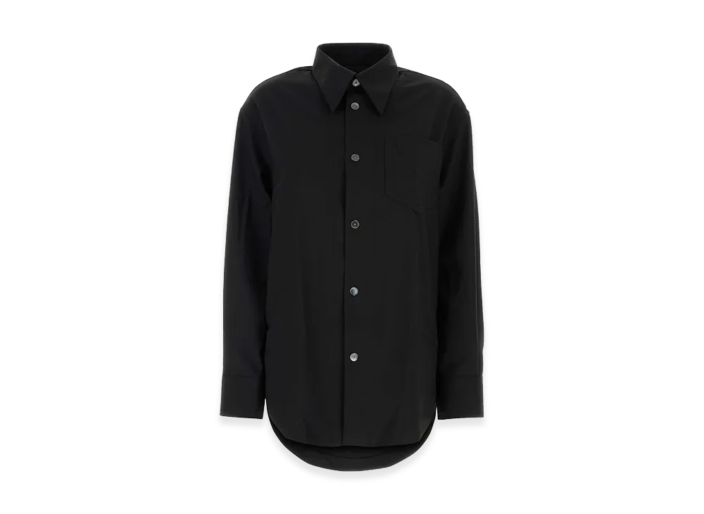 AMI PARIS Women's Wool Oversize Shirt "Black"