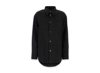 AMI PARIS Women's Wool Oversize Shirt "Black"