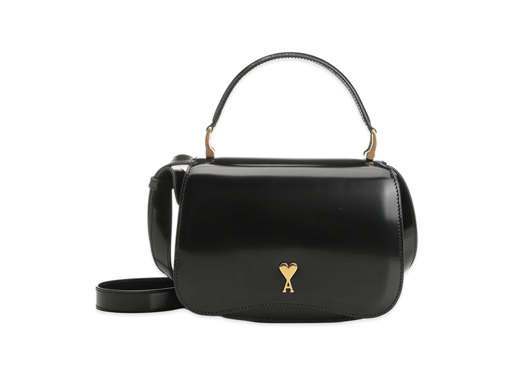 AMI PARIS "Paris Paris" Top Handle Bag "Black"