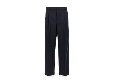 AMI PARIS Front Pleat Pants "Blue"