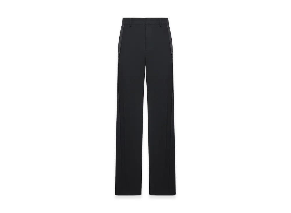 AMI PARIS Tailored Trousers In Wool Tricotine "Gray"